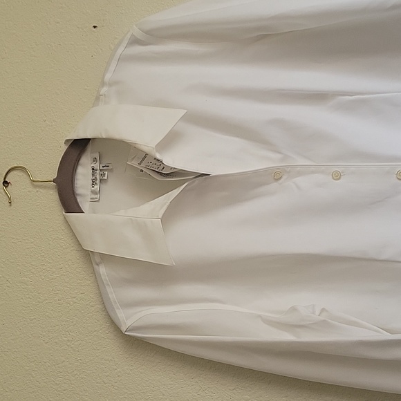 New JONES STUDIO buttons down blouse size 16 color oof white - Picture 3 of 16